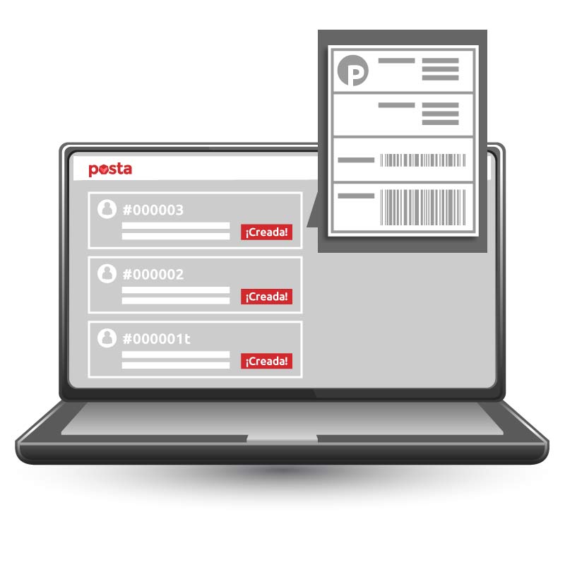 create shipping labels with estafeta and wix