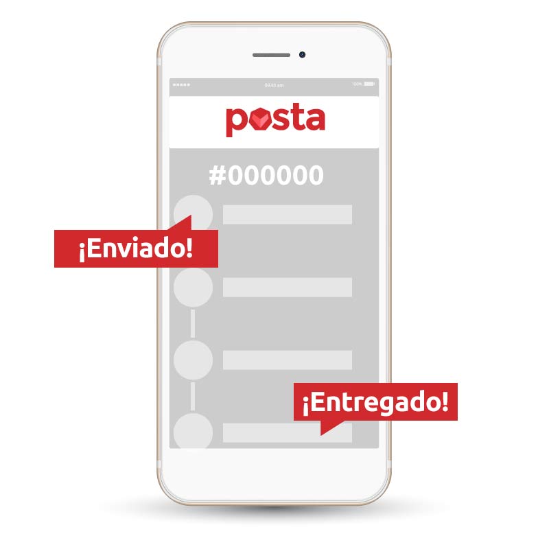send tracking number to clients
